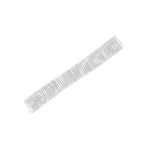 Argolas Espiral Metalicas Passo 5:1 40mm Cx 25 Prata