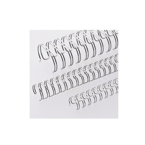 Argolas Metalicas Encadernar Passo 2:1 22,2mm Cx50 Prata