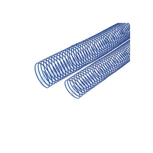Argolas Espiral Metalicas Passo 5:1 40mm Cx25 Azul
