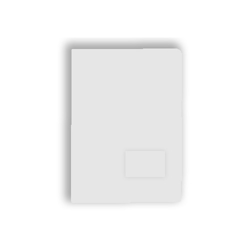 Classificador Plastico c / Bolsa int. Visor, Etiq Branco - 10 unidades