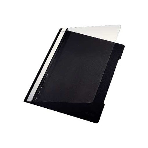 Classificador Plastico Capa Transp Leitz 4191 Preto Cx 25 unidades