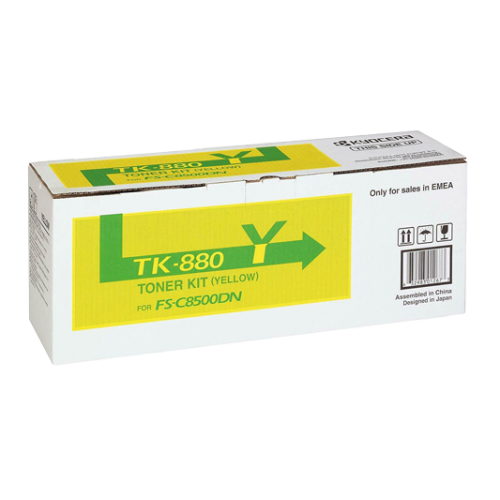 Toner Kyocera TK-880Y Amarelo (TK880Y, 1T02KAANL0)