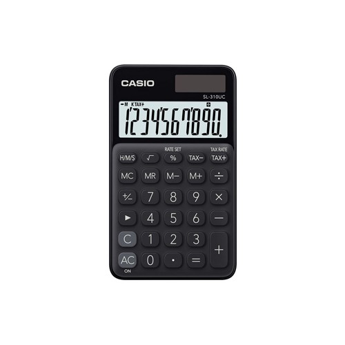 Calculadora de Bolso Casio SL310UCBK Preto 10 Digitos