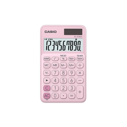 Calculadora de Bolso Casio SL310UCPK Rosa 10 Digitos