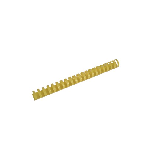 Argolas Pvc Encadernar 25mm 240 Folhas Cx 50 un Amarelo