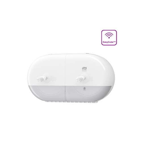 Dispensador Papel Hig. TORK T9 SmartOne Mini Duplo Branco