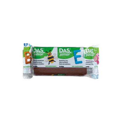 Pasta de modelar DAS Junior Castanho 100gr - 2 unidades