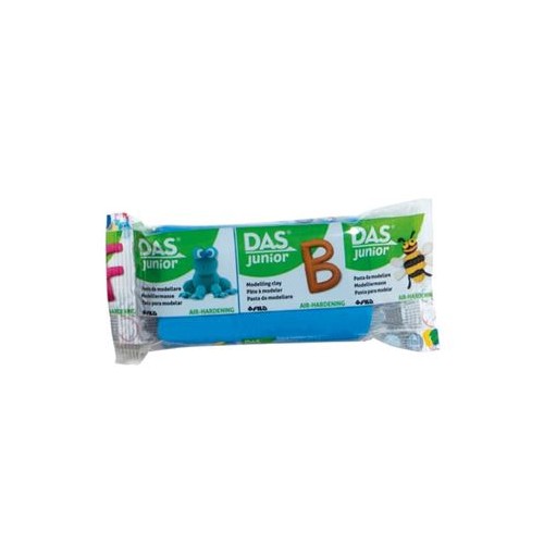 Pasta de modelar DAS Junior Azul Ciano 100gr - 2 unidades