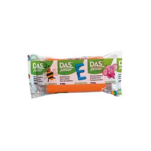 Pasta de modelar DAS Junior Laranja 100gr - 2 unidades