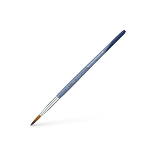 Pincel para Guache e Aguarela Faber Castell CS Redondo nº8 - 5 unidades