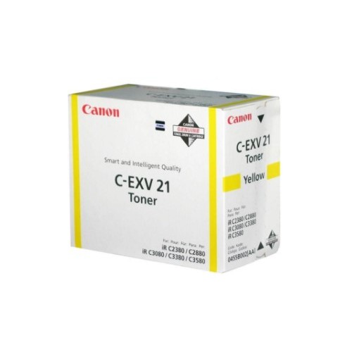 Toner Canon C-EXV 21 Amarelo 0455B002