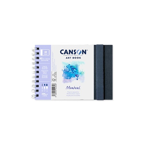 Caderno Canson Artbook Montval A5 300gr 48 Folhas
