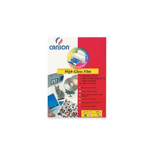 Film Fotografico Canson Film Polyest 130g A4 para InkJet 10F Branco