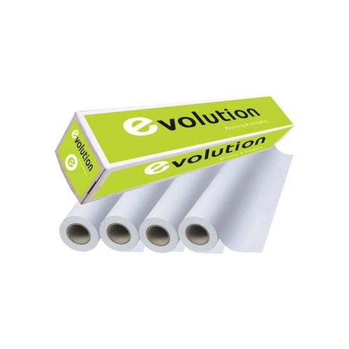 Papel Plotter 610mmX50mts 75gr Evolution Draft (Pack 4 Rolos)