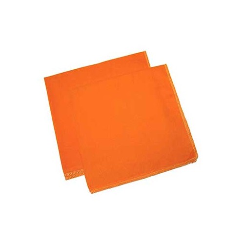 Pano Pó Flanela Laranja 50x50cm 12un