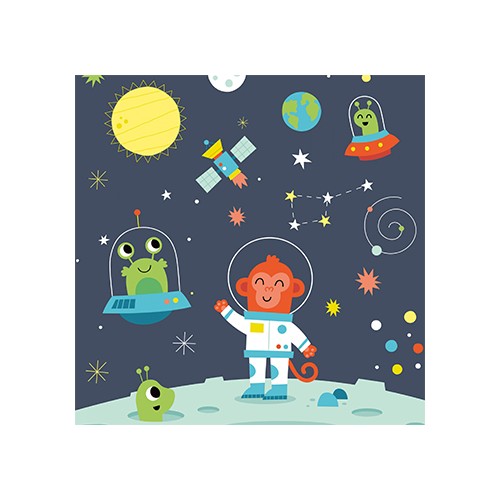 Jogo Educativo Puzzle Apli Fluorescente Espaço 60 Peças