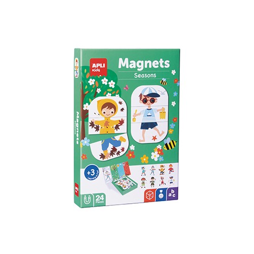 Jogo Educativo Magnético Apli Estações 24 Peças