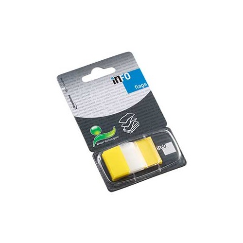 Separadores Adesivos 25x43mm Amarelo 50 unidades (2 Packs)