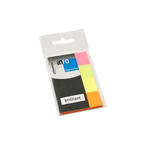 Separadores Adesivos 20x50mm Sortido Brilhante 160 unidades (2 Packs)