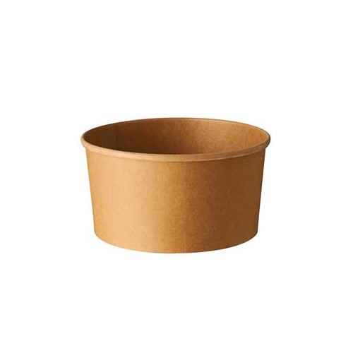 Saladeiras 1000ml Cartão Redondo Cor Kraft 50un