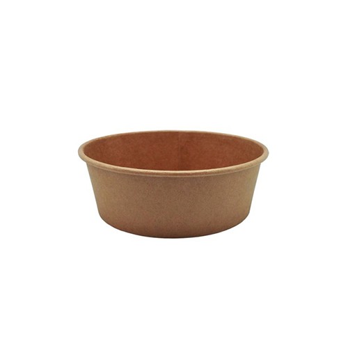 Saladeiras 1100ml Cartão Redondo Ø185mm Cor Kraft 50un