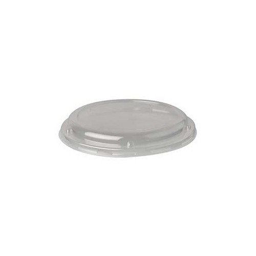 Tampas Ø18,1cm Saladeiras Redondas PLA Transparente 50un