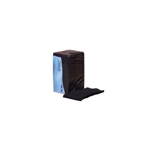 Guardanapos 30x40 1 / 6 PeP Preto 150un - 4 unidades