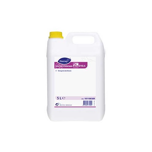 Detergente Suma D10.4 Clorado para Limpeza Desinfeção 5L