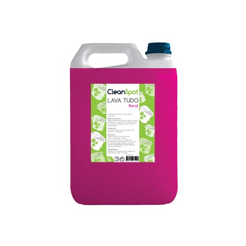 Detergente Lava Tudo Floral Cleanspot 5L