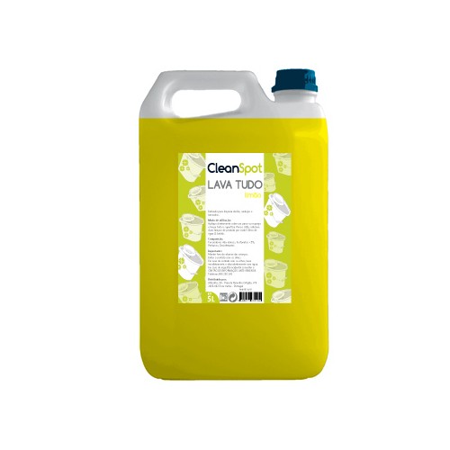 Detergente Lava Tudo Limão Cleanspot 5L