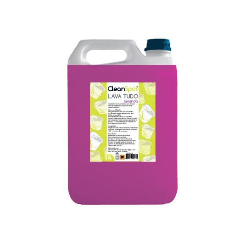 Detergente Lava Tudo Lavanda Cleanspot 5L