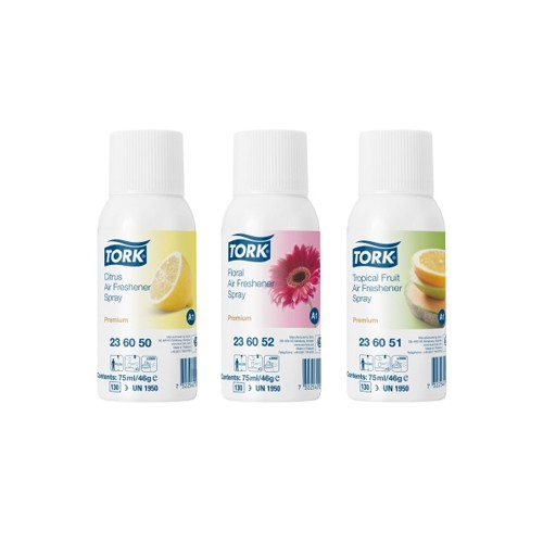 Recarga Ambientador TORK A1 Aerossol 75ml Sortido -12 unidades