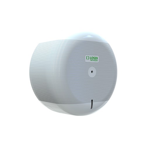 Dispensador de Papel Higienico Ext Central 110mm Branco