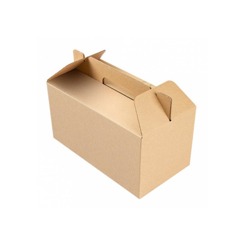 Caixa Asa Menu Lunch Box Kraft 24,5x13,5x12cm - 100 unidades