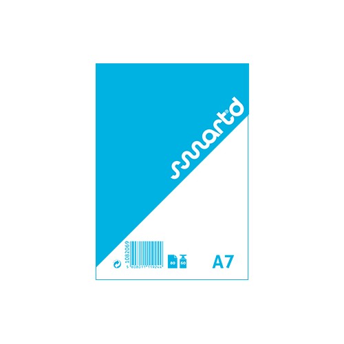 Bloco Notas A7 Liso SmartD 80Fls - 10 unidades
