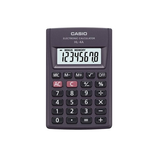 Calculadora de Bolso Casio HL4A 8 Digitos