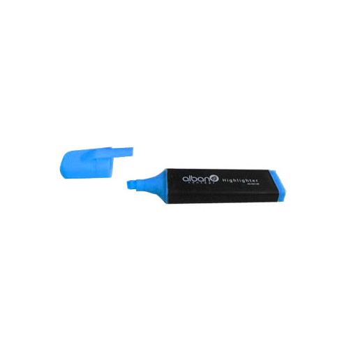 Marcador Fluorescente Alban AC1041-02 Azul - 12 unidades