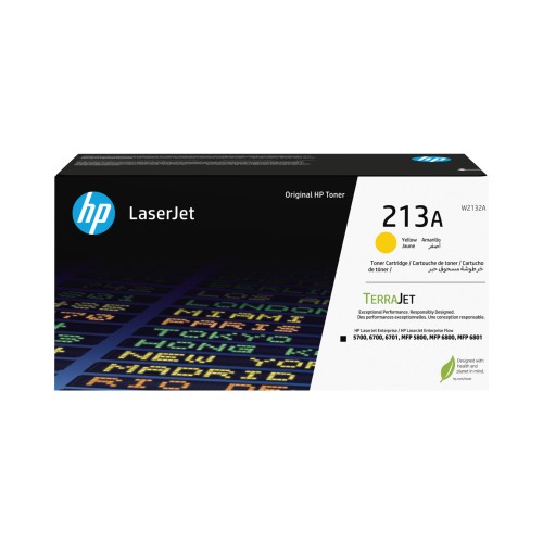 Toner HP 213A Amarelo W2132