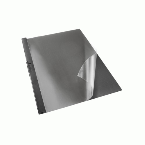 Classificador Clip Lateral 3mm 30 Folhas Esselte Preto