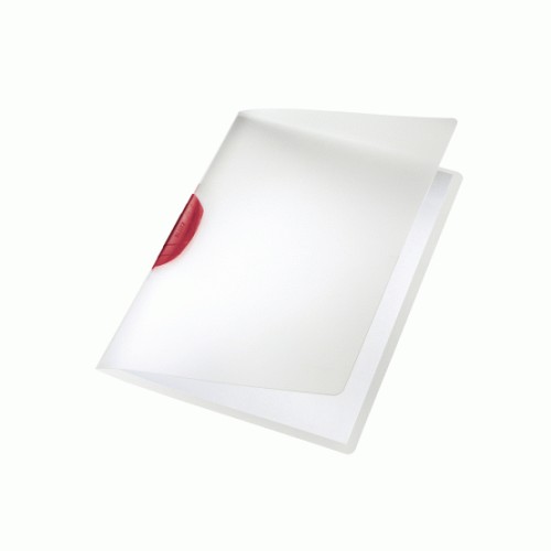Classificador Clip Lateral Leitz Color Clip Vermelho