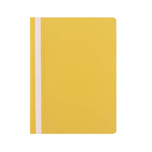 Classificador Plastico PP Capa Transparente Amarelo - 20 unidades