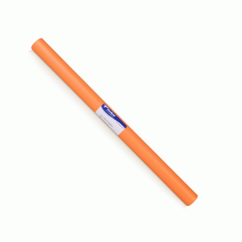 Forra Livros Autocolante 050cmx2m Laranja Matte Rolo