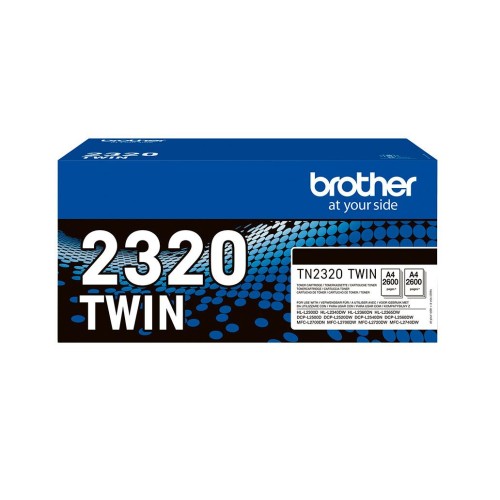 Pack Toners Brother TN-2320 Preto 5200 Pág.