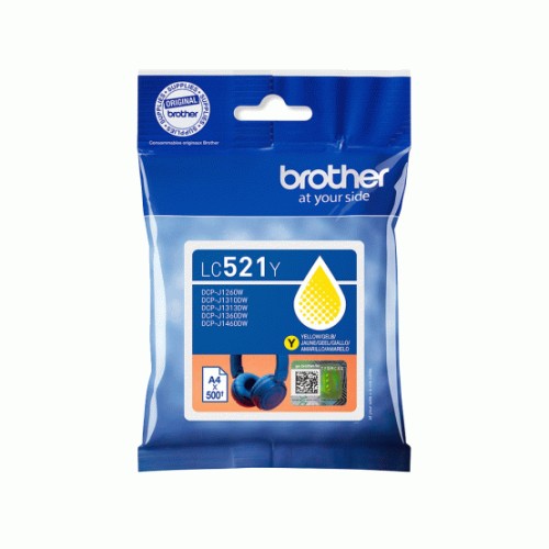 Tinteiro Brother LC521Y Amarelo