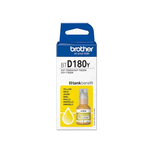 Tinteiro Brother BTD180Y Amarelo