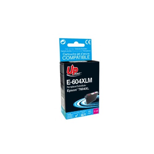 Tinteiro Compatível Uprint p/ Epson 604XL Magenta C13T10H34010 10ml