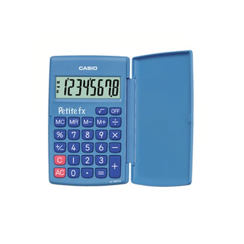 Calculadora de Bolso Casio LC401LV Azul 8 Digitos