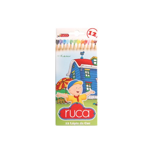 Lapis Cor 18cm Viarco RUCA Cx Cartao 12un