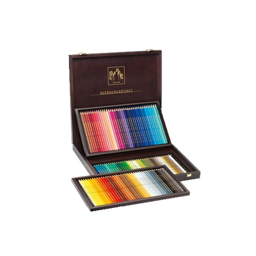 Lápis Cor Caran DAche Supracolor Cx Madeira 120 Cores