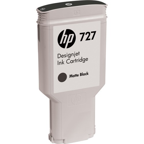Tinteiro Compatível HP 727 Preto Mate B3P22A 130ml